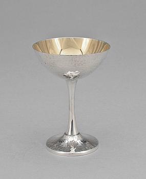 COCKTAIL COUPS, 12 st, sterlingsilver, 1900-talets mitt. Tot vikt ca 1370 g.