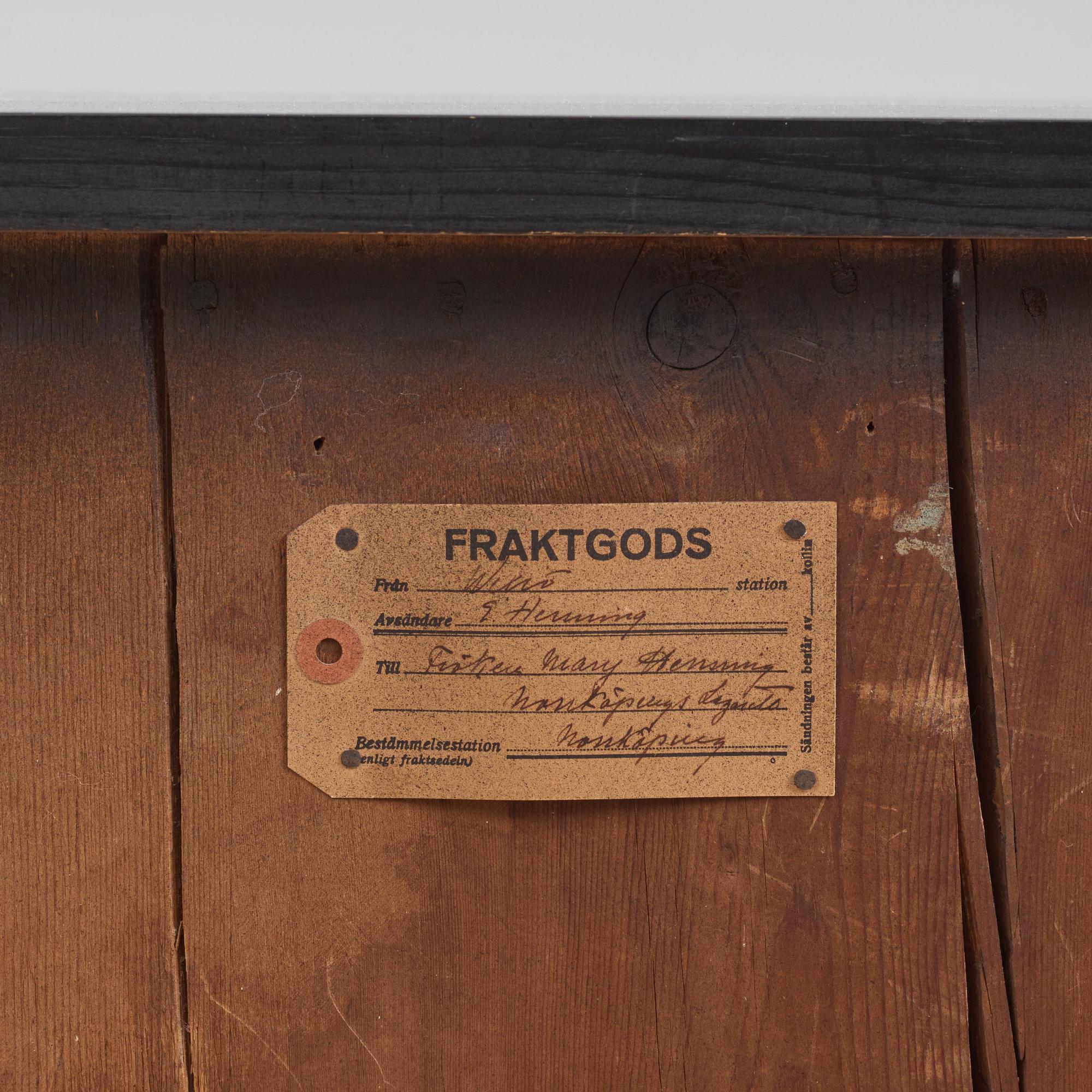 A rococo parquetry and gilt brass-mounted commode possibly by C. Åhman (master in Stockholm 1748-1783).