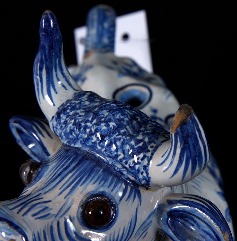 TULPANVAS, fajans, 1800-tal.