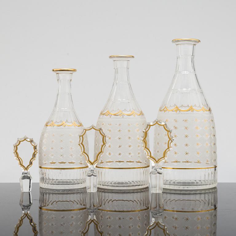 A 20th century 140 pcs 'Oderberg' glass service by Kosta.