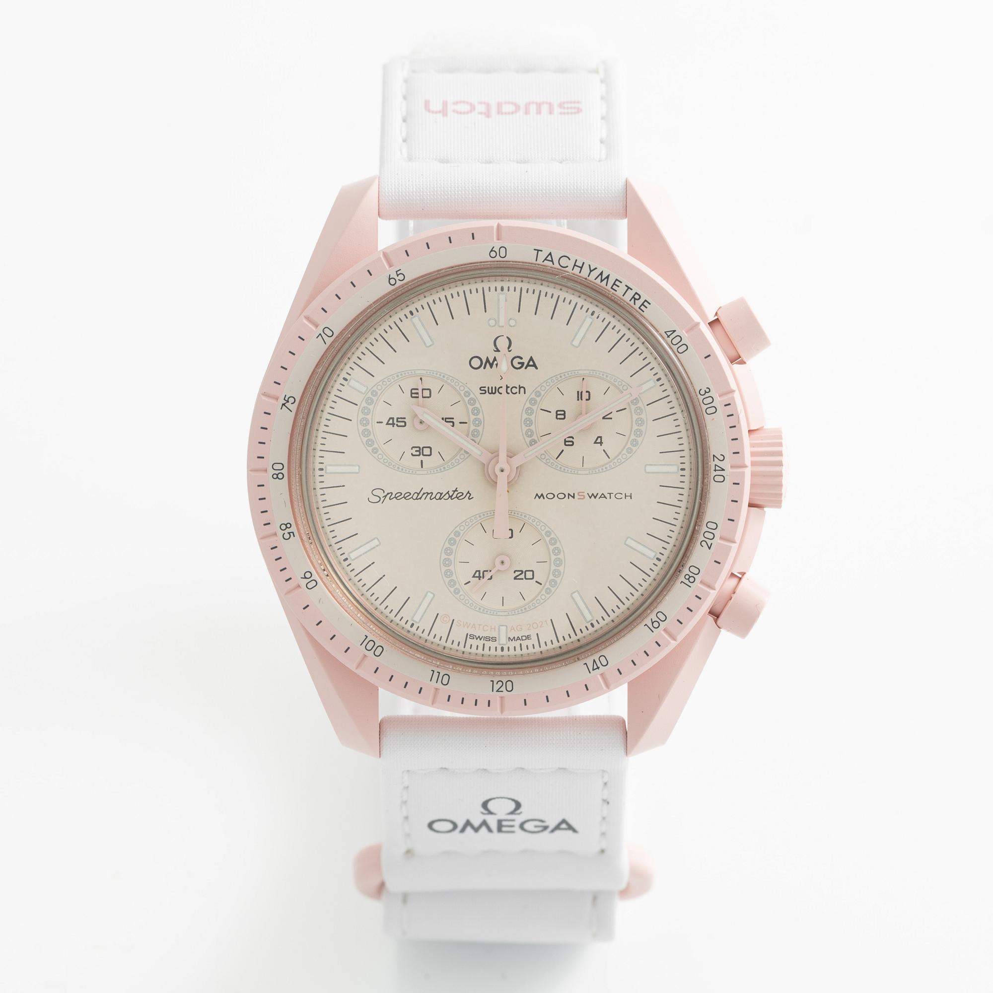 Omega/Swatch, MoonSwatch, "No Reserve", collection of 14 pcs, chronograph, wristwatches, 42 mm.