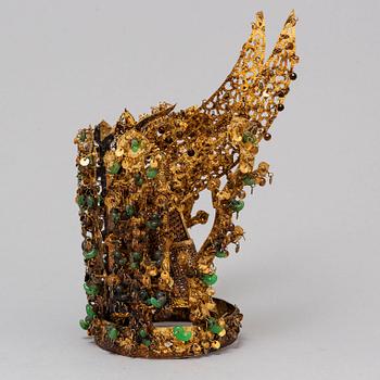 An early 20th century Silla style (Korea) crown.