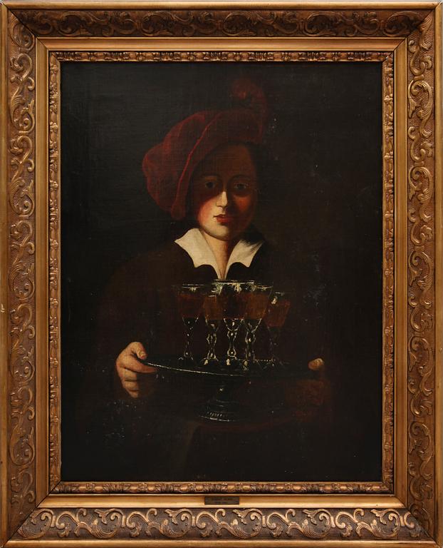 OKÄND KONSTNÄR, olja på duk, dubblerad, ej signerad, Holland/England, 1800-tal.