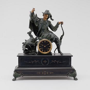 A Breveté table lamp, probably from the 19th century.