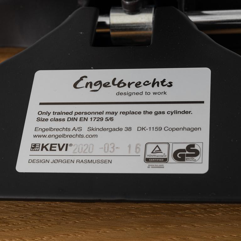 Jørgen Rasmussen, skrivbordsstol, "Kevi 2533", Engelbrechts/Montana, Danmark, daterad 2016.