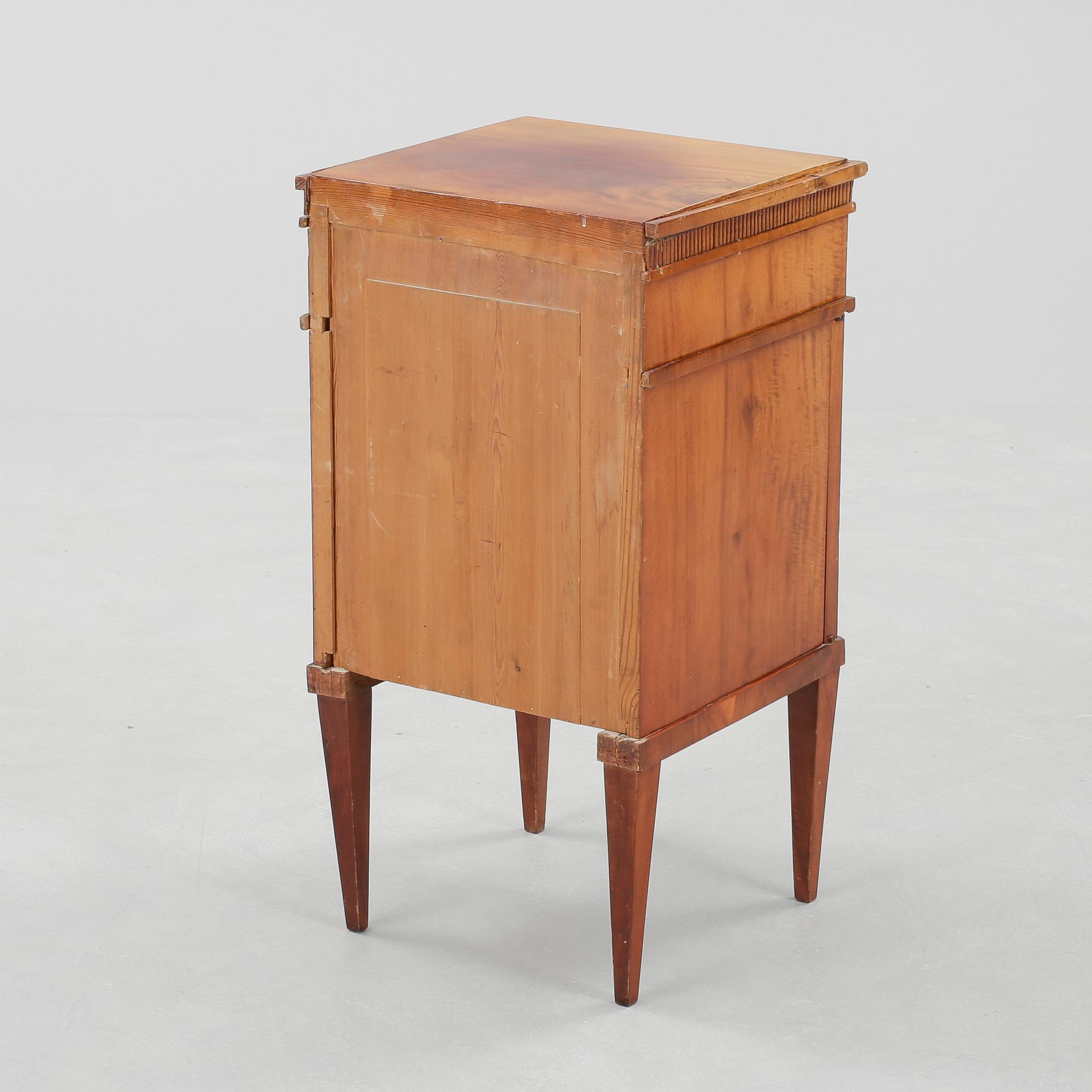POTTSKÅP, sengustaviansk stil, 1800-talets slut.