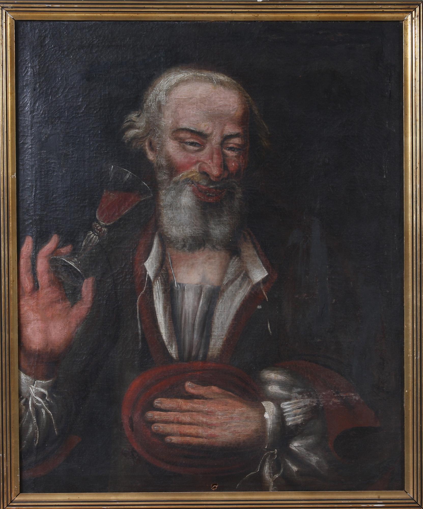 OKÄND KONSTNÄR, olja på duk, 1700-tal.
