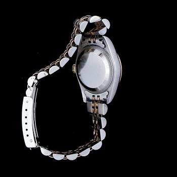 DAMARMBANDSUR, Rolex, Oyster Perpetual, Datejust, stål/guld. Trol 1990-tal.