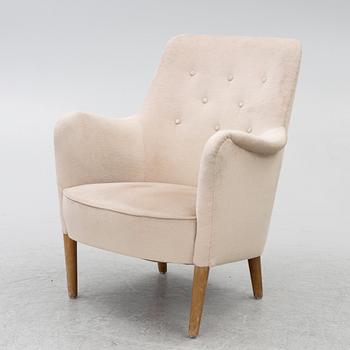 Carl Malmsten, a 'Konsert' armchair, Carl Malmsten AB, Sweden, 1962.
