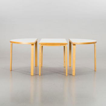 ALVAR AALTO, matbord, 3 delar, 1900-talets andra hälft/slut.