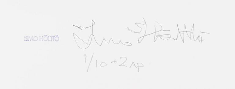 Ismo Hölttö, fotografi, pigmentavdrag ed. 1/10 + 2 AP, signerad och stämplad a tergo.