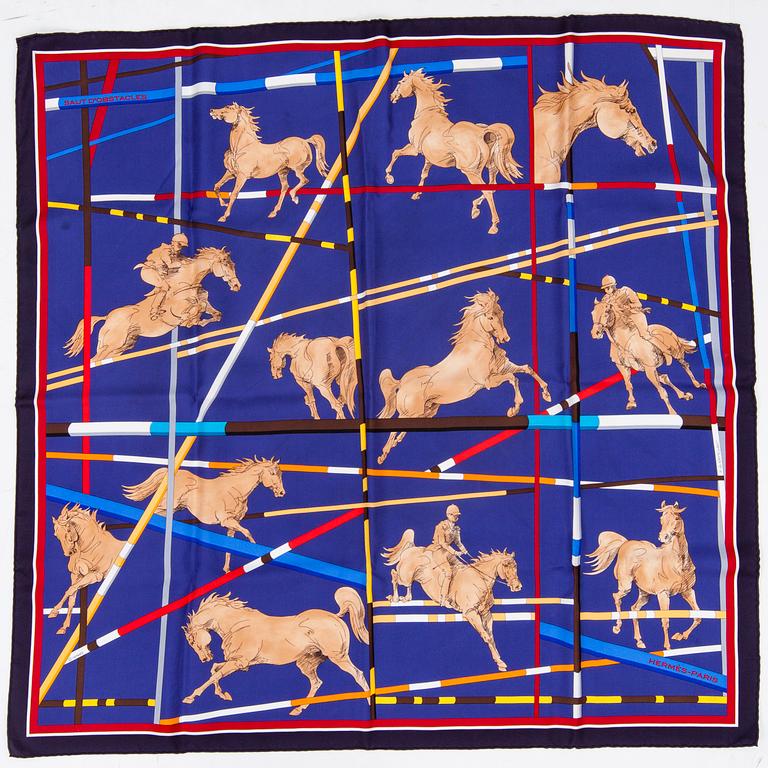 HERMÈS Saut d'Obstacles SCARF.