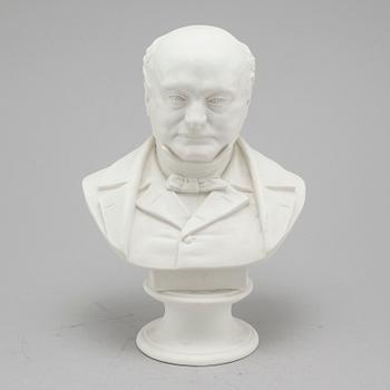 A parian bust, made around year 1900.