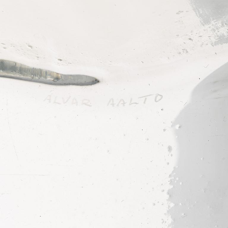 Alvar Aalto, a model 3031 glass vase, Iittala, Finland, second half of the 20th century.