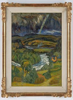 Helmer Osslund, "Regnbyn drar förbi" (Rainy skies).