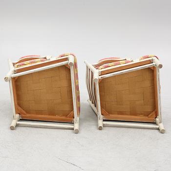 A pair of armchairs, second half of the 20th Century.