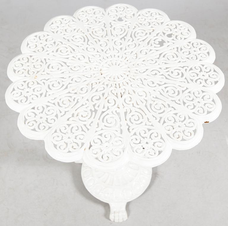 TRÄDGÅRDSBORD, gjutjärn, Stafsjö Bruk, 1900-tal.