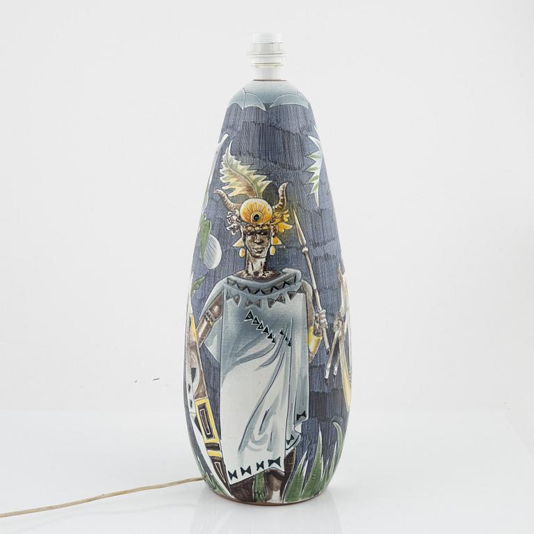 Marian Zawadzki, a ceramic floor light from Tilgmans Keramik.