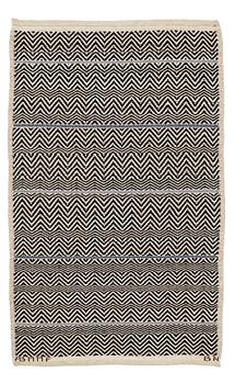 213. Barbro Nilsson, MATTA, "Rosengång med blå rand", rosengång, ca 164,5 x 99,5 cm, signerad AB MMF BN.