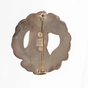 Georg Jensen, Brosch, sterling silver, Danmark.