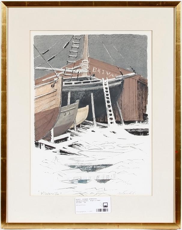 ROLAND SVENSSON, färglitografi, sign o numr. 66/200.