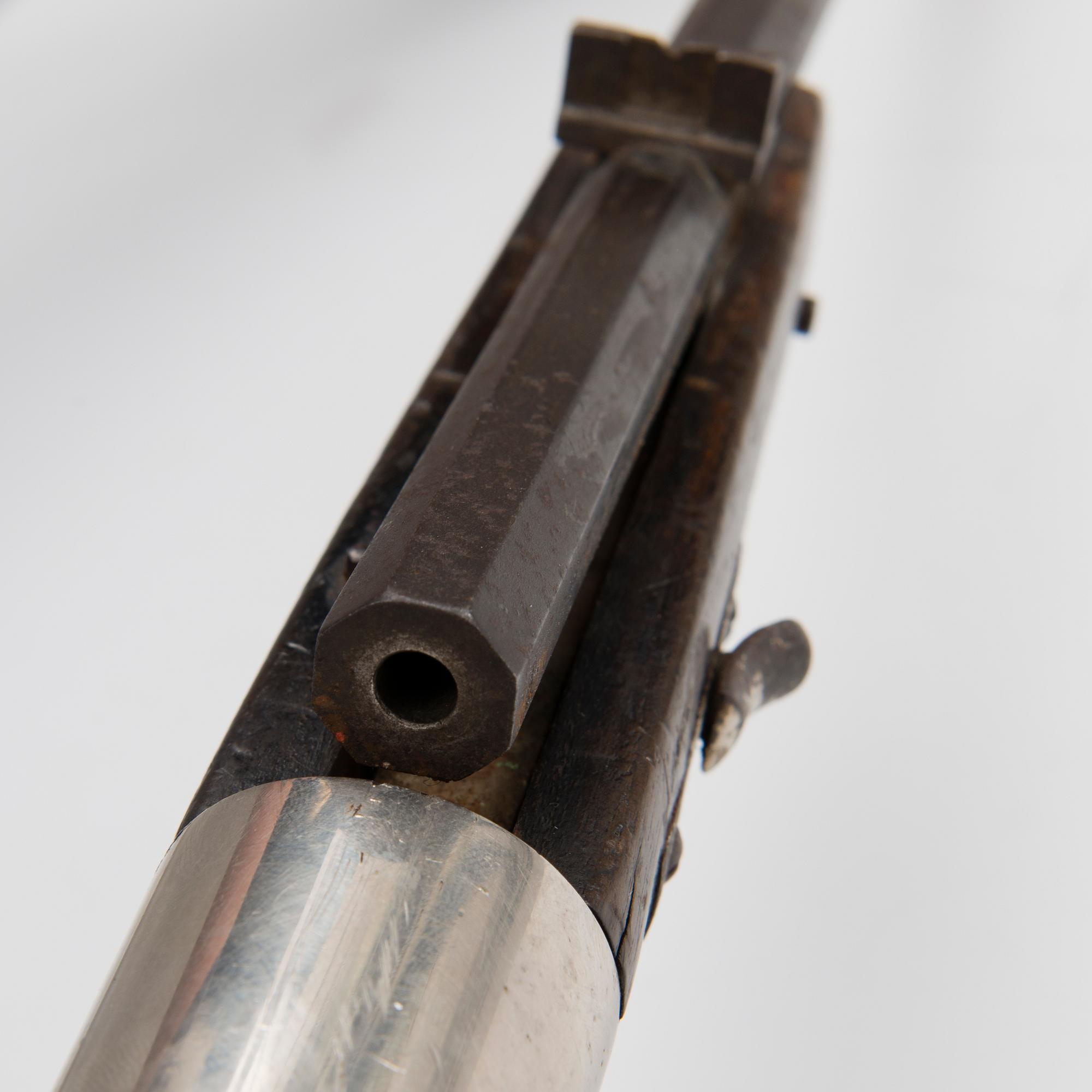 A German Oscar Will "Bugelspanner" air rifle, first half of 20th Century.