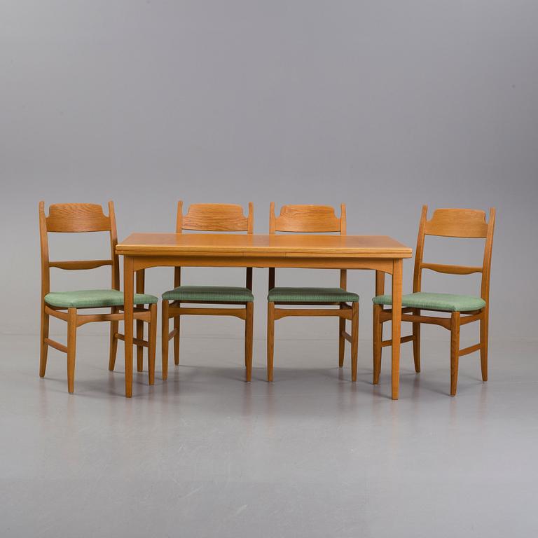 MATGRUPP 5 delar, "Calmare Nyckel", Carl Malmsten, Åfors Möbelfabrik.