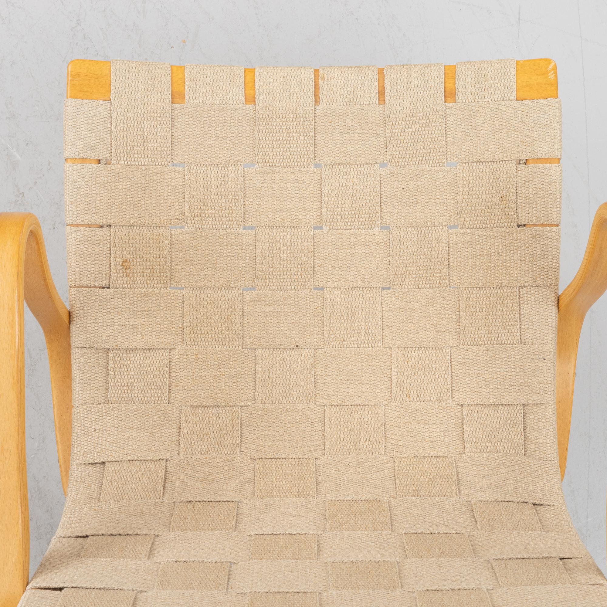 Bruno Mathsson,  fåtöljer, ett par, ”Eva hög”, Dux, 1900-talets slut.