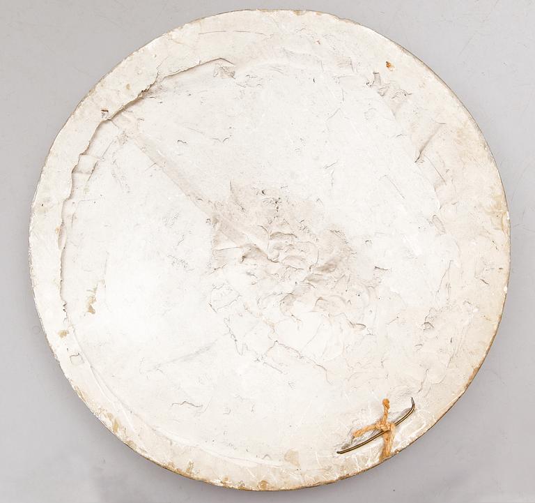 VÄGGRELIEF, gips, 1800-/1900-tal.