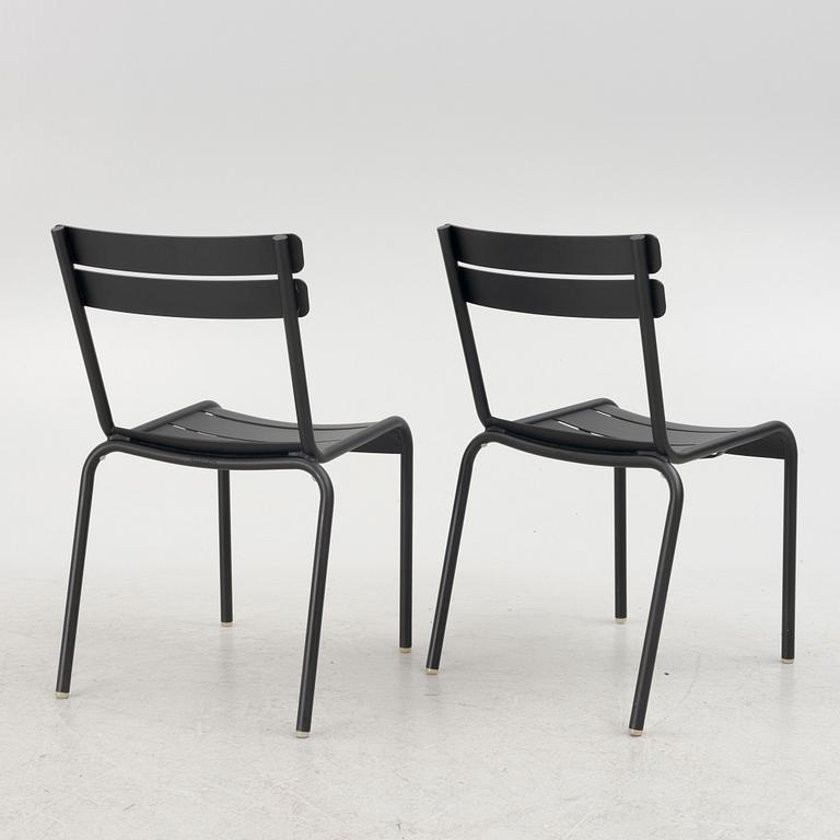 Frédéric Sofia, table and chairs, 6 pcs, "Luxembourg", Fermob.