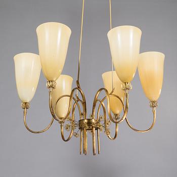 Paavo Tynell, A mid-20th-century chandelier for Taito, Finland.