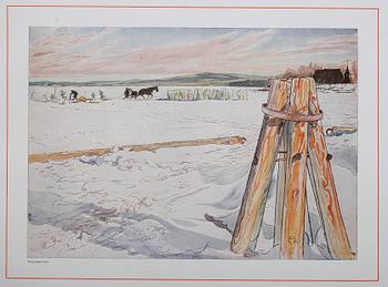 BÖCKER, 5 st, Carl Larsson, "Åt Solsidan", "Spad-Arfvet mitt lilla lantbruk", "Ett hem", "Andras barn", "Larssons".