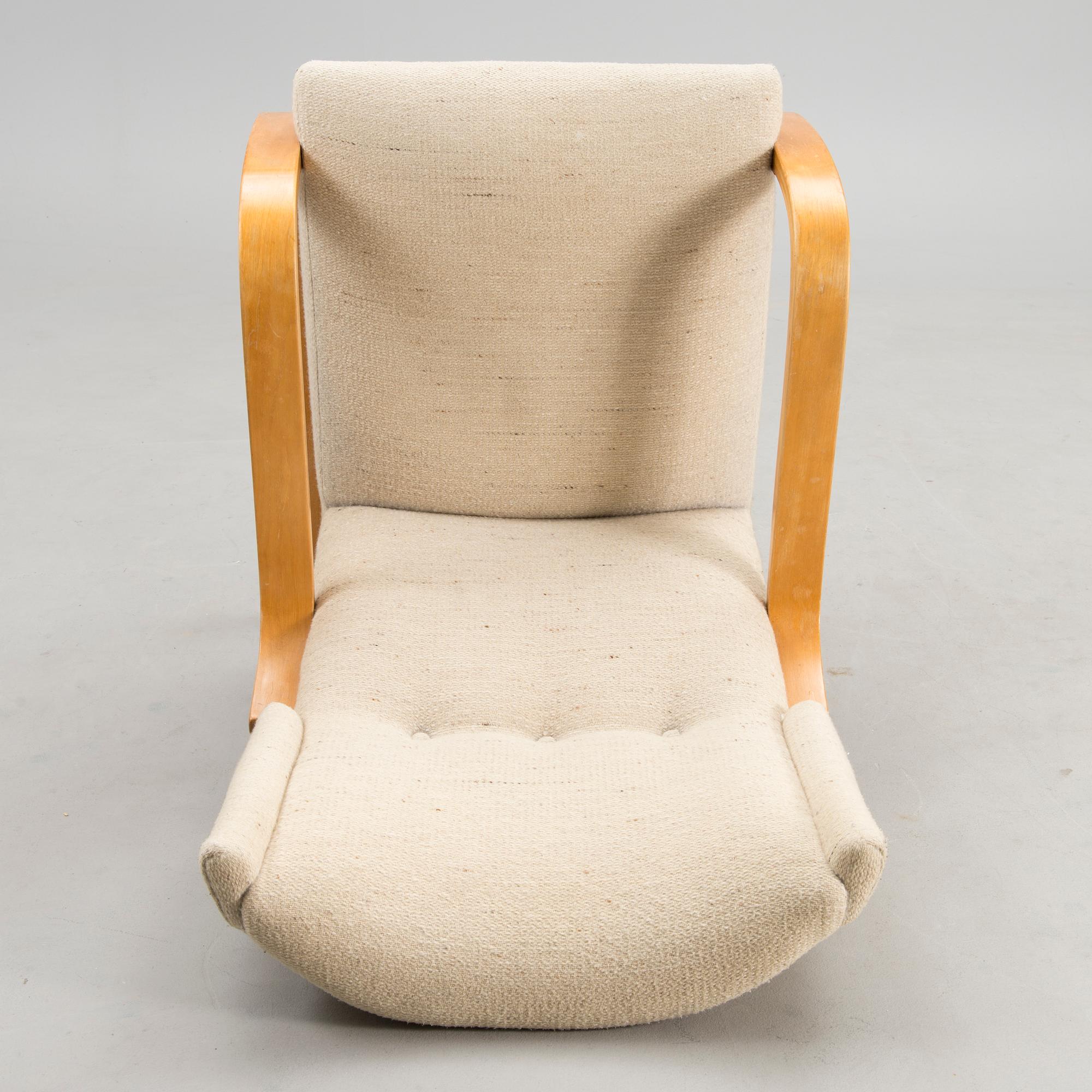 ALVAR AALTO, nojatuoli, 36/401, Artek 1900-luvun puoliväli.