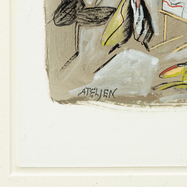 Madeleine Pyk, "Ateljén".