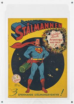 Comic book, "Stålmannen" issue 1, 1949.