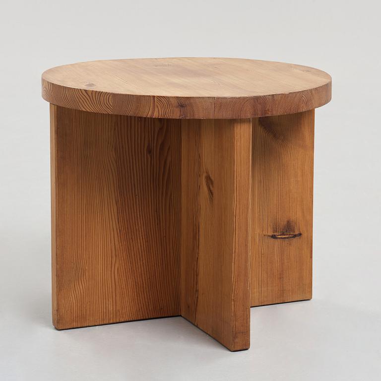 Axel Einar Hjorth, An Axel Einar Hjorth 'Lovö' stained pine side table, Nordiska Kompaniet, Sweden 1930's.