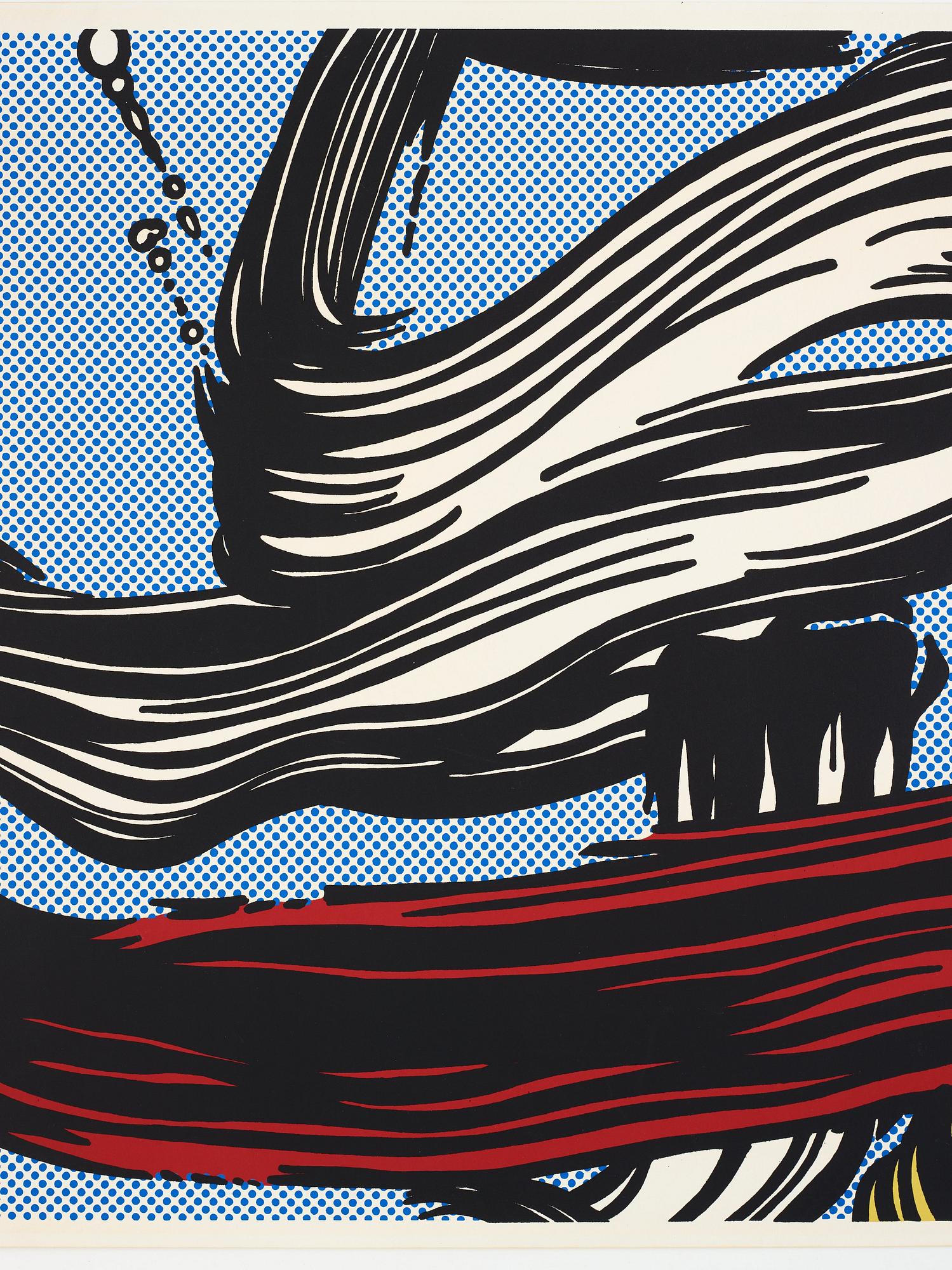 Roy Lichtenstein, "Brushstrokes".