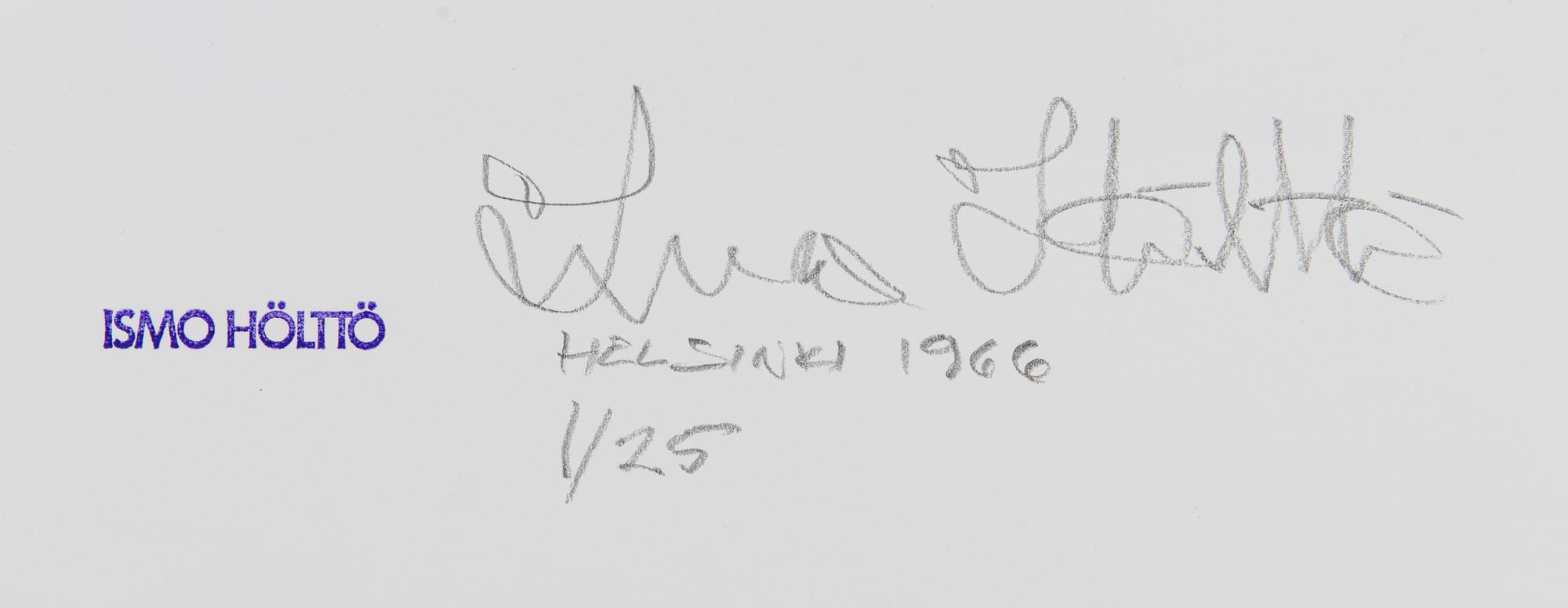 Ismo Hölttö, 'Helsinki 1966'.