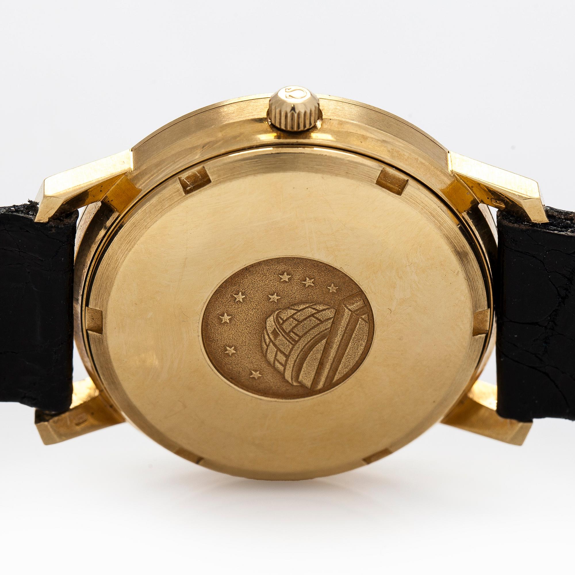 Omega, Constellation Day-Date, rannekello, 34 mm.