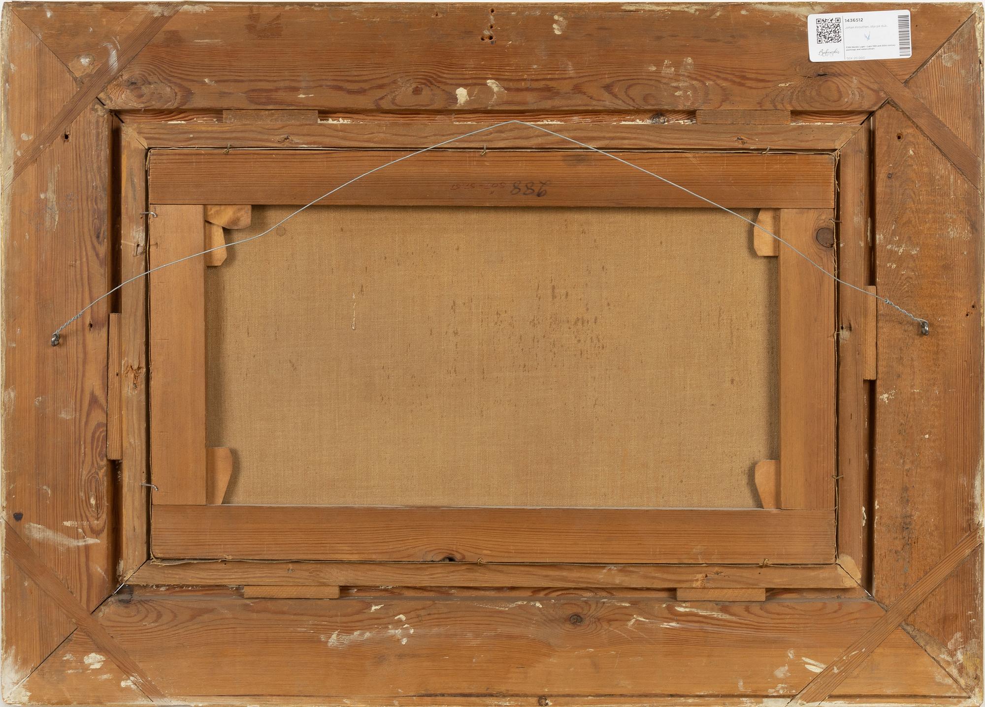 Johan Krouthén, oil on canvas, signed.