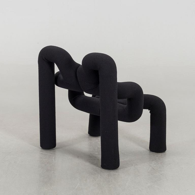 A Terje Ekstrom "Ekstrem" armchair Norwya 1980's.