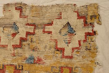 An 18th century Cappadocia 'Memling Gül" fragment, c. 67 x 45 cm.