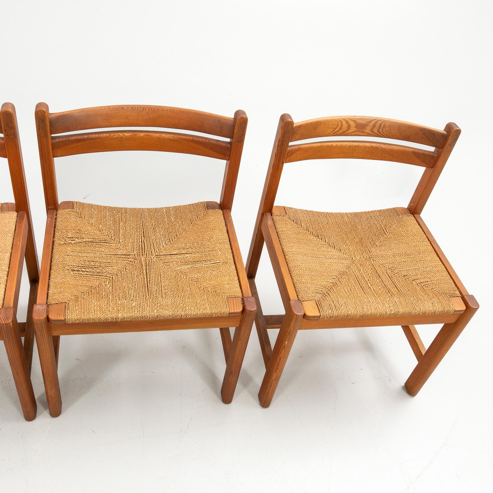 Børge Mogensen, Chairs 4 pcs. "Asserbo", Karl Andersson and Sons, second half of the 20th century.