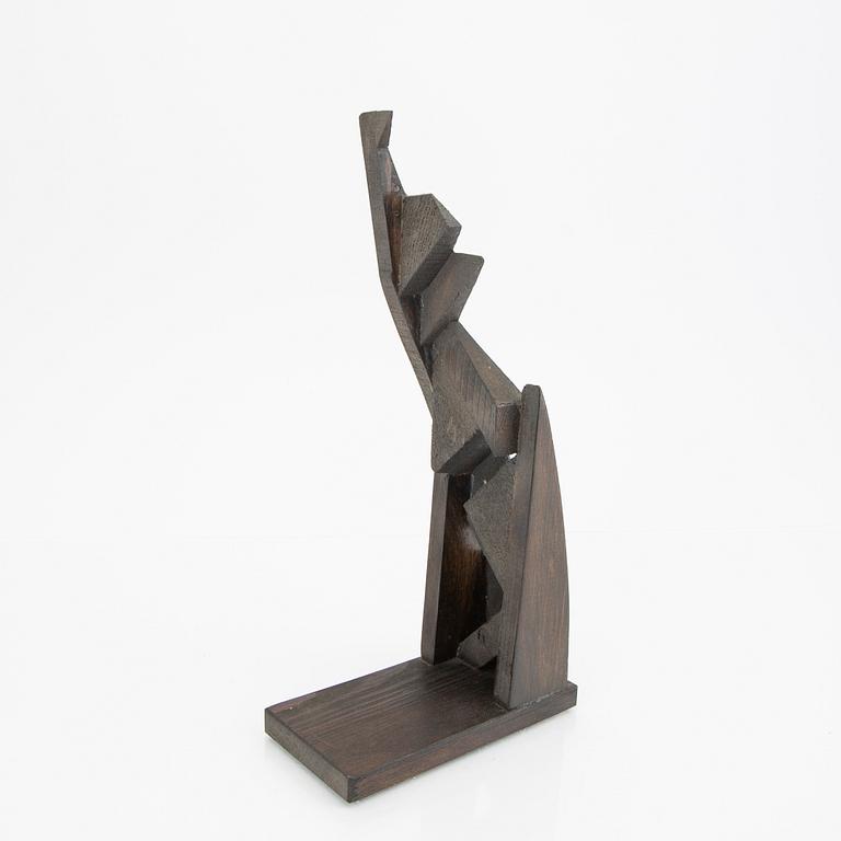 Lars Kleen, a signed dated and numbered wooden sculpture -89 79/90 (?).