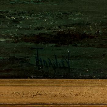 WILLIAM THORNLEY, olja på duk, signerad.