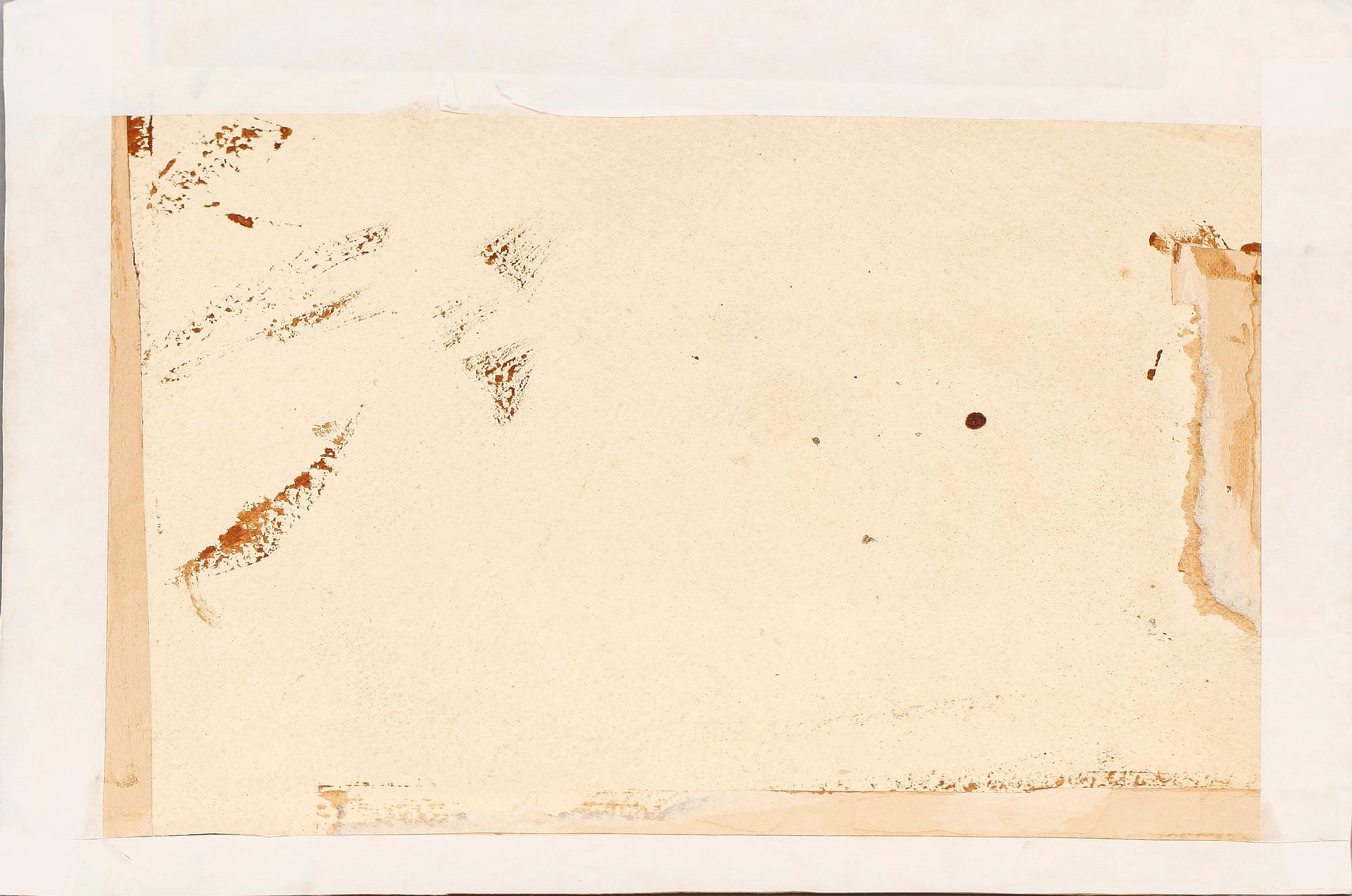 FILIPPO PALIZZI. Akvarell. Sign Palizzi.