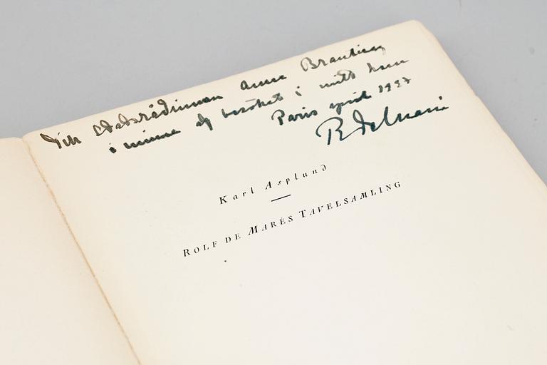 BOK, Rolf de Marés tavelsamling, Karl Asplund, nr 47/400, 1923.