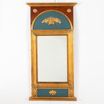 A Swedish Empire Mirror, first half of the 19th Century.