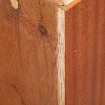 A mahogany veneered cabinet, mid 20th Century.