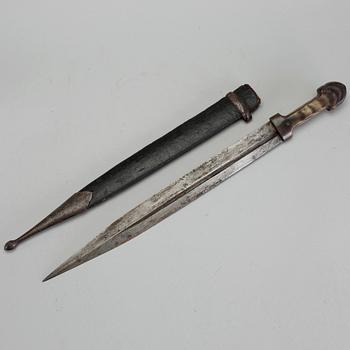 a 19h Century caucasian dagger kindjal.